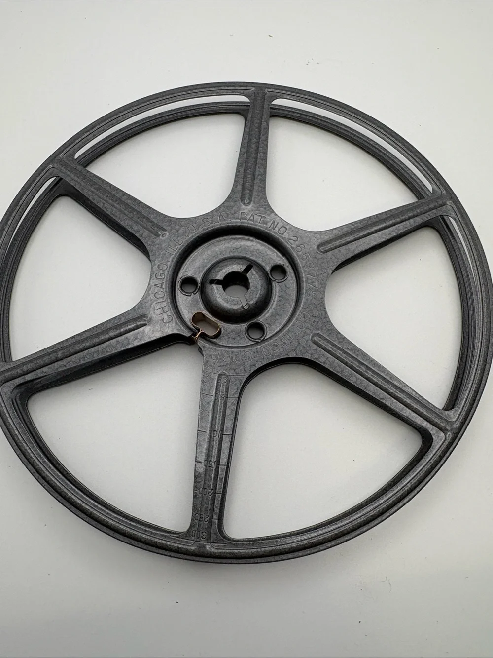 Vintage Compco 8mm Film Empty 300 ft Reel With Case